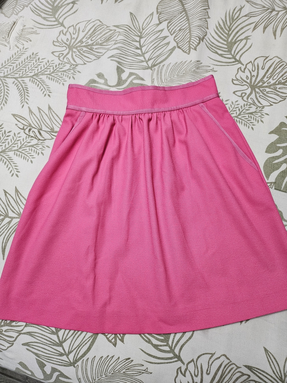 RED Valentino Bright Pink Circle Skirt